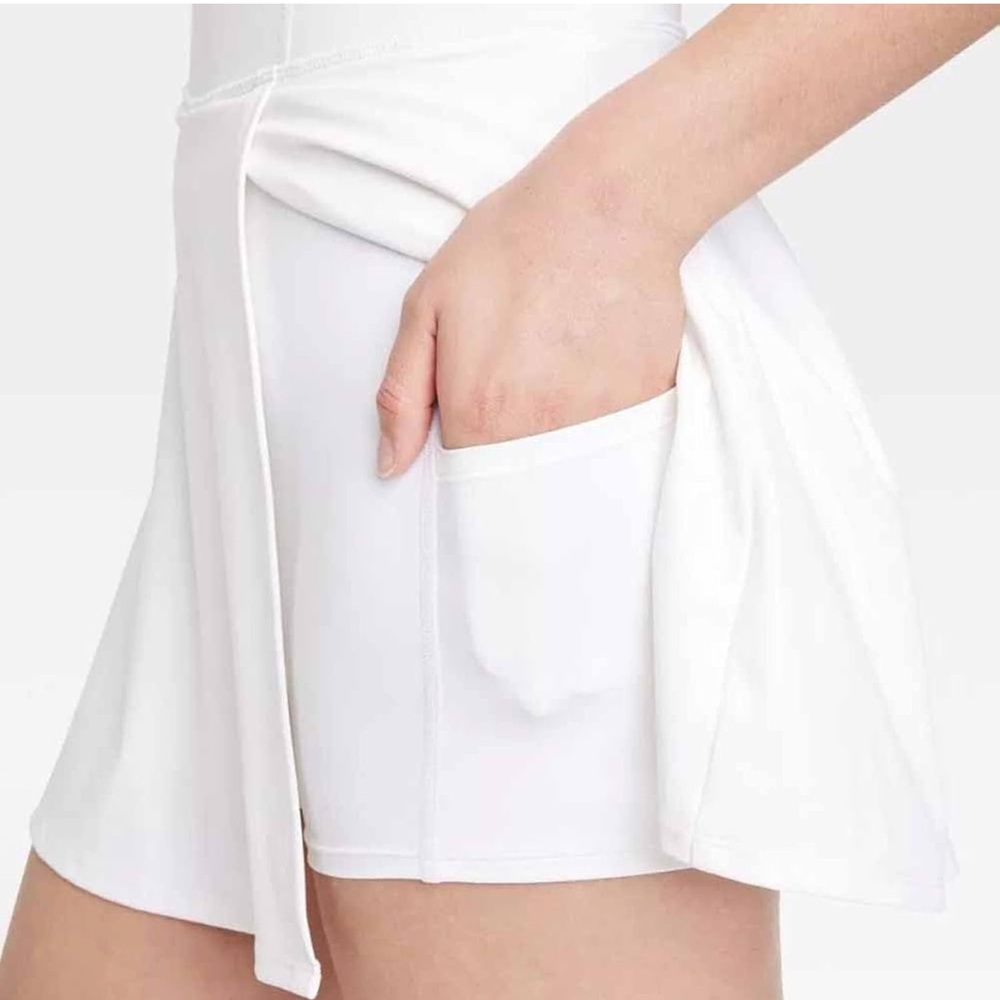 JoyLab White Women's Corset Detail Athletic Dress - Picture 7 of 12